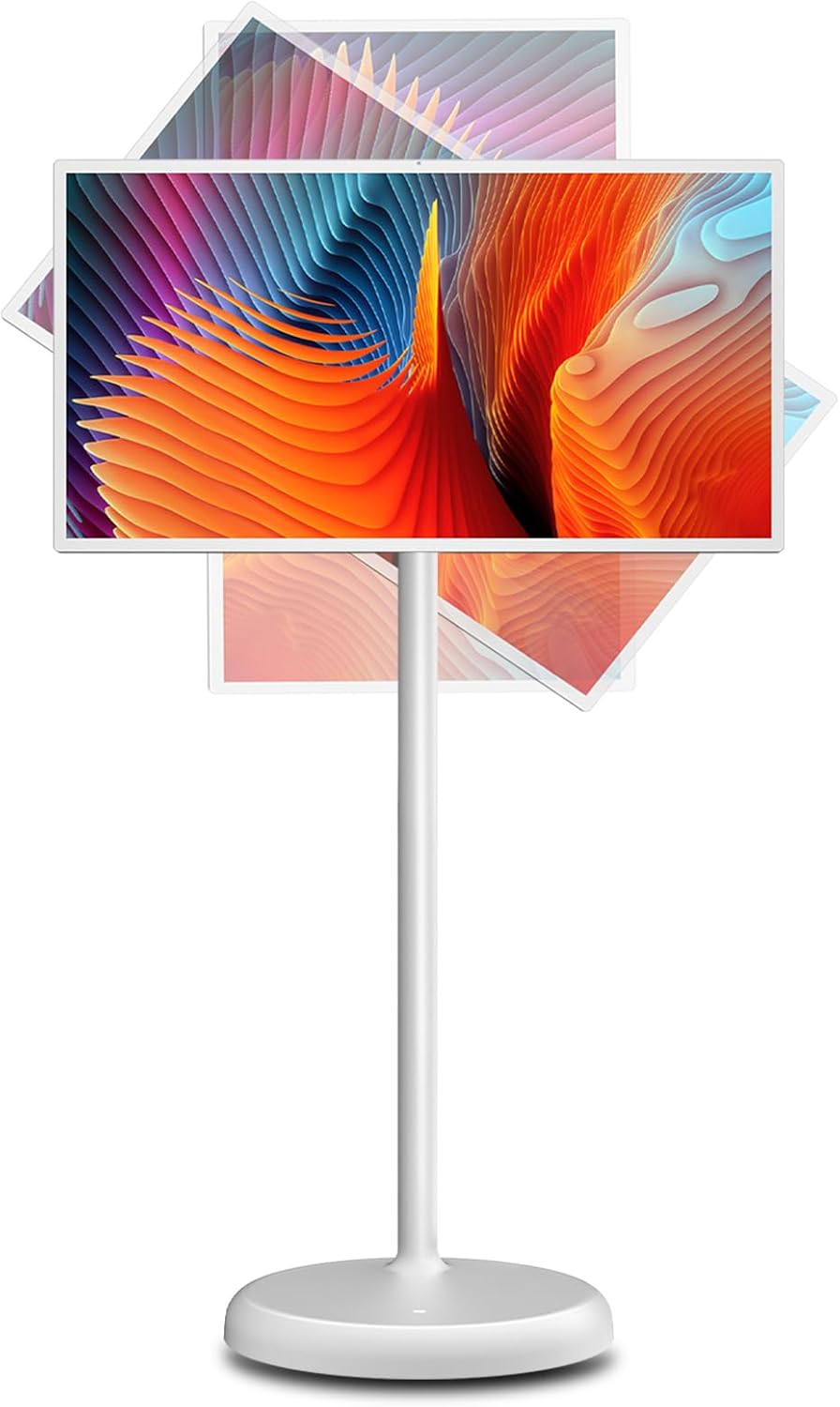 Portable Touch-Screen TV on Wheels | 6G RAM+128G | Android OS
