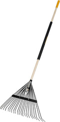 True Temper Steel Tine Leaf Rake for Lawns and Gardening