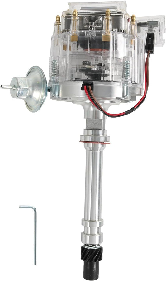 HEI Distributor Clear Cap for Chevy GM SBC V8 Small Block Big Block