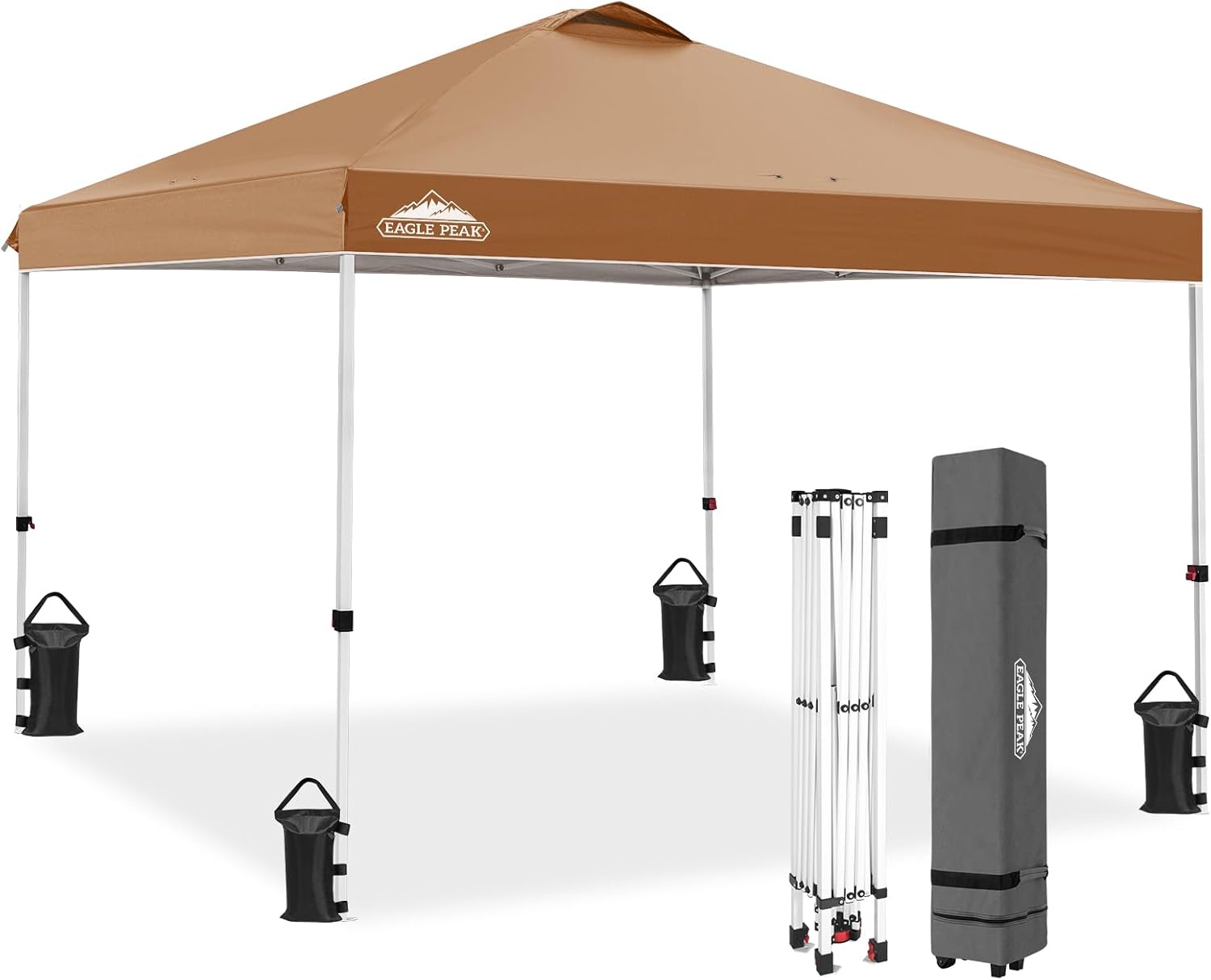 EAGLE PEAK Pop Up Canopy Tent for Easy Setup and Shade