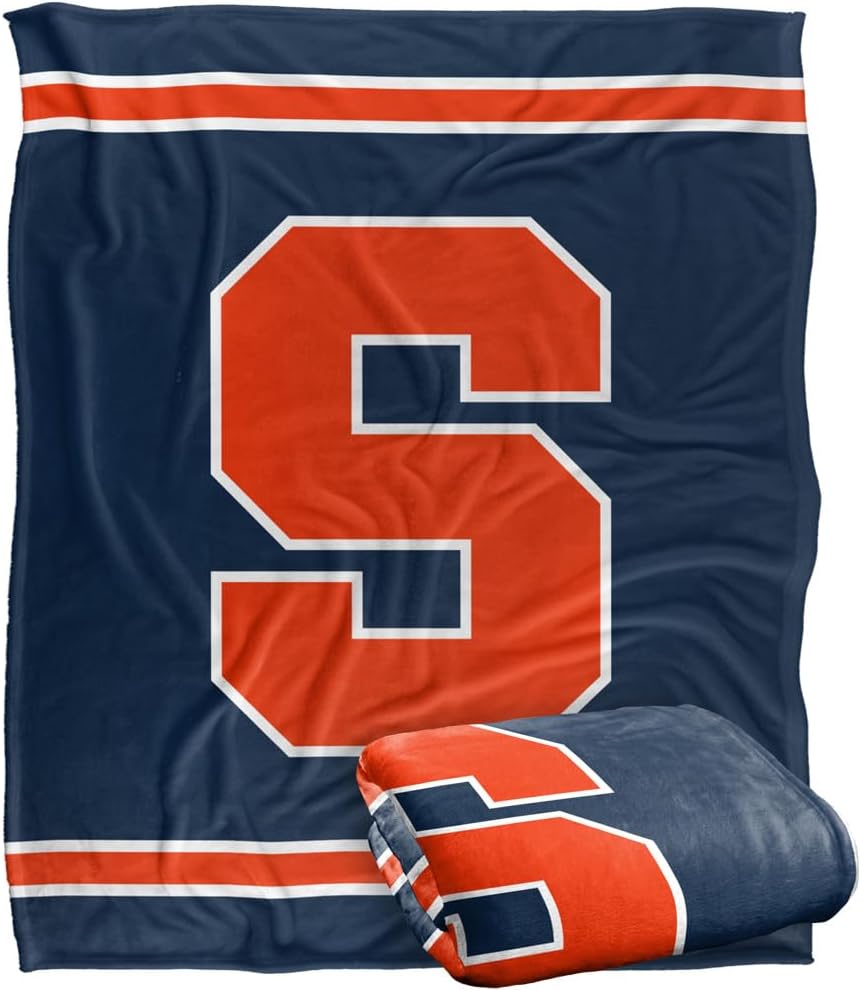 Syracuse University Primary Logo Silky Touch Throw Blanket