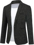 Cloudstyle Men's Suit Jacket One Button Slim Fit Blazer - Slim Fit
