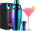 Professional Rainbow Cocktail Shaker Set - Mix Drinks with Ease!