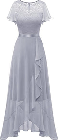 Cocktail Dresses for Women Formal Prom Dress with Slit - Elegant Lace