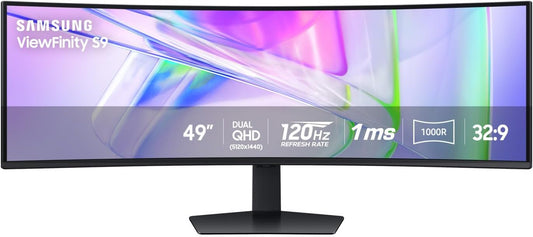 Samsung 49 Ultrawide Dual QHD Curved Monitor: Immersive Viewing