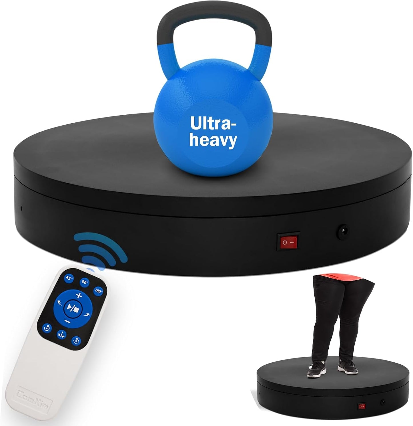 19.7In Motorized Electric Turntable for Photography and Display