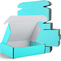 Spakon 50 Pack Small Blue Shipping Boxes 9 x 6 x 2.36 in - Compact