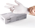 LANON Food Safe White Disposable Nitrile Gloves - Textured Grip