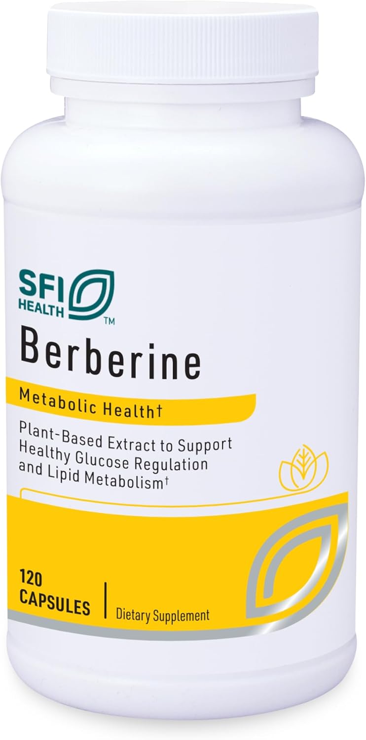 Klaire Labs Berberine HCI 500mg - Gluten-Free Supplement