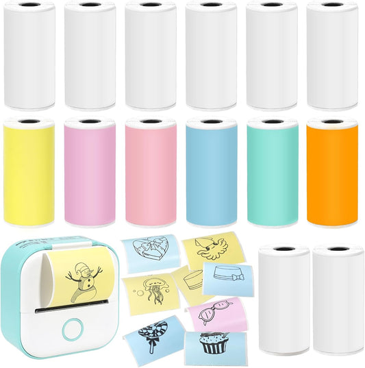 Colorful Self-adhesive Label Paper for Phomemo Printer