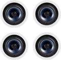 Polk Audio RC80i In-Ceiling Speakers 4 Pack - Clear Home Surround