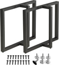 Metal Table Legs 28in T-Shape Heavy Duty Desk Legs - Stable Support