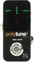 TC Electronic PolyTune 3 Noir Mini Polyphonic Tuner - Compact Buffer