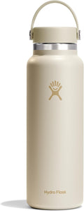 Hydro Flask Water Bottle Wide Mouth 40 oz - Insulated, Leakproof
