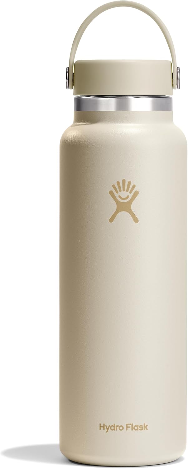 Hydro Flask Wide Mouth Water Bottle 40 Oz Coconut Cream Review