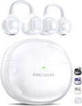 King Lucky Clip on Earbuds Open Ear Bluetooth Headphones - Comfortable