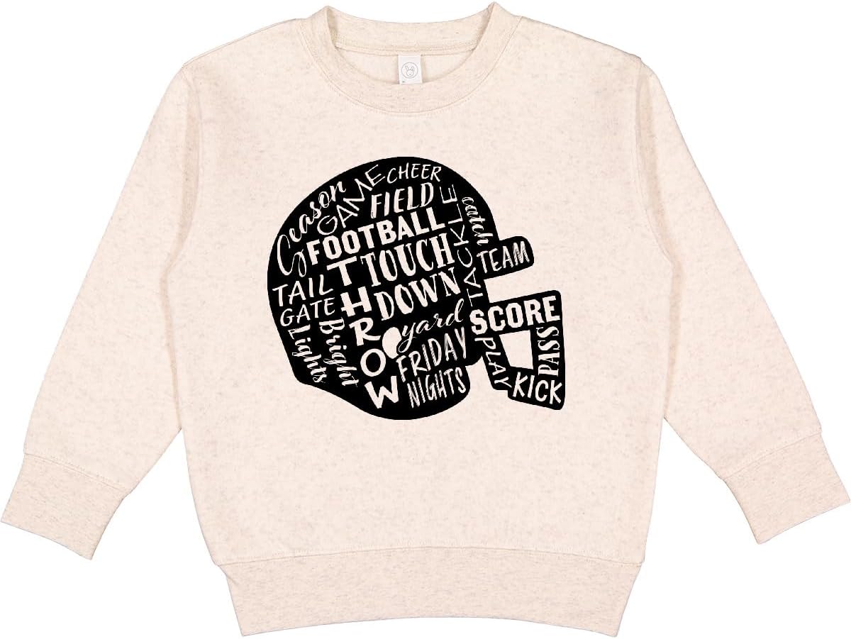 Football-themed Toddler Sweatshirt for Sports Fans