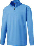 Boys Long Sleeve Quarter Zip Pullover Fleece Mock Neck - Warm Comfort