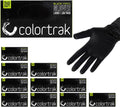 Colortrak Black Disposable Vinyl Gloves - Latex-Free