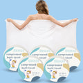 Compressed Towel Tablets - 55 x 28 in Reusable Travel Bath Towels