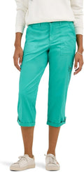 Lee Women's Ultra Lux Comfort Flex-to-Go Cargo Capri Pant - Relaxed in