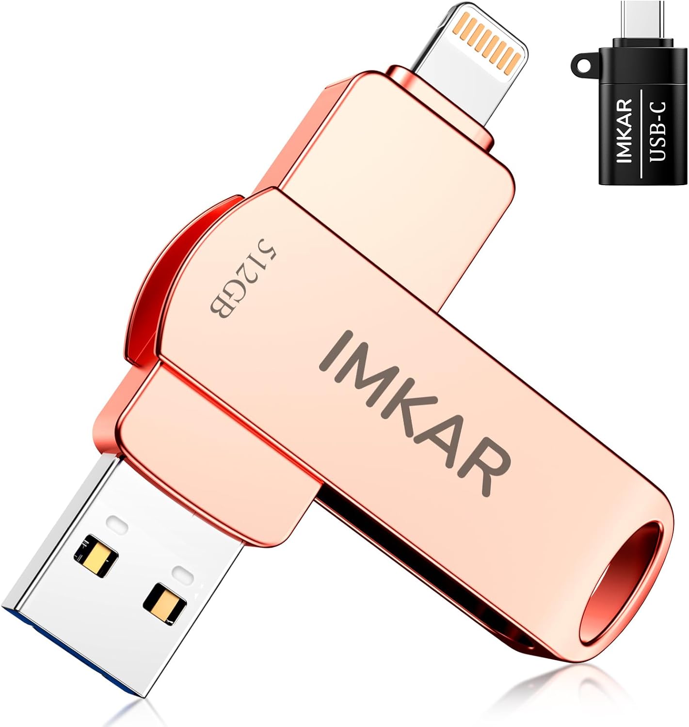 512GB MFi Certified Memory Stick - Plug & Play Storage