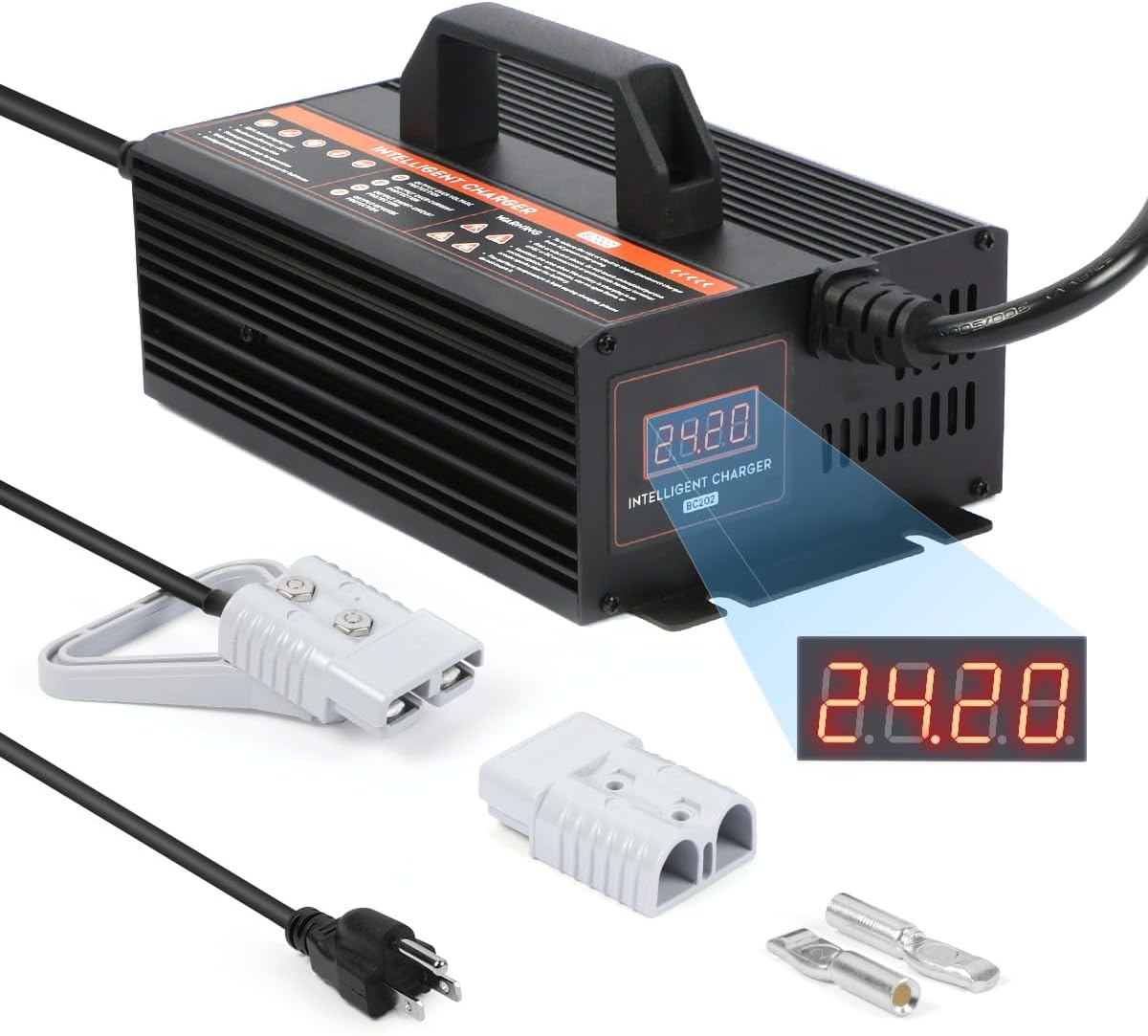 Smart 24V Forklift Battery Charger - Fast Trickle Charging