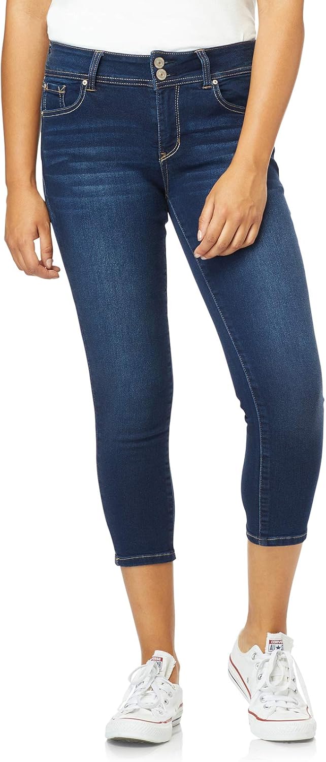 WallFlower Women's Ultra Crop Mid-Rise Insta Soft Jeans Review