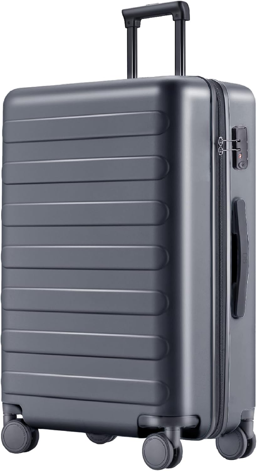NINETYGO Medium Checked Luggage 26 Inch with Smooth Spinner Wheels