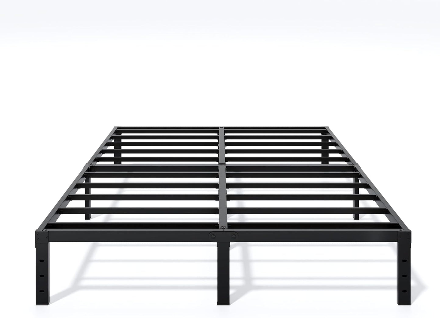 Metal Bed Frame Queen Size - Heavy-Duty Platform Frame Design