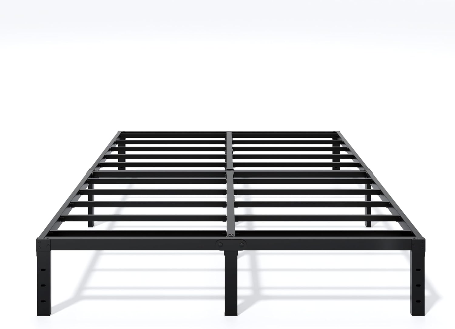 Metal Bed Frame Queen Size - Heavy-Duty Platform Frame Design
