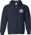 UGP Campus Apparel NCAA Primary Logo Full Zip Hoodie (Style HN65)
