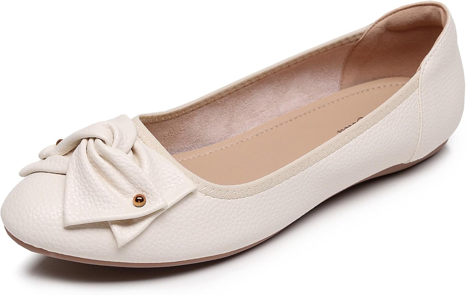 VenusCelia Women's Bows Dance Flats Shoes for Everyday Comfort