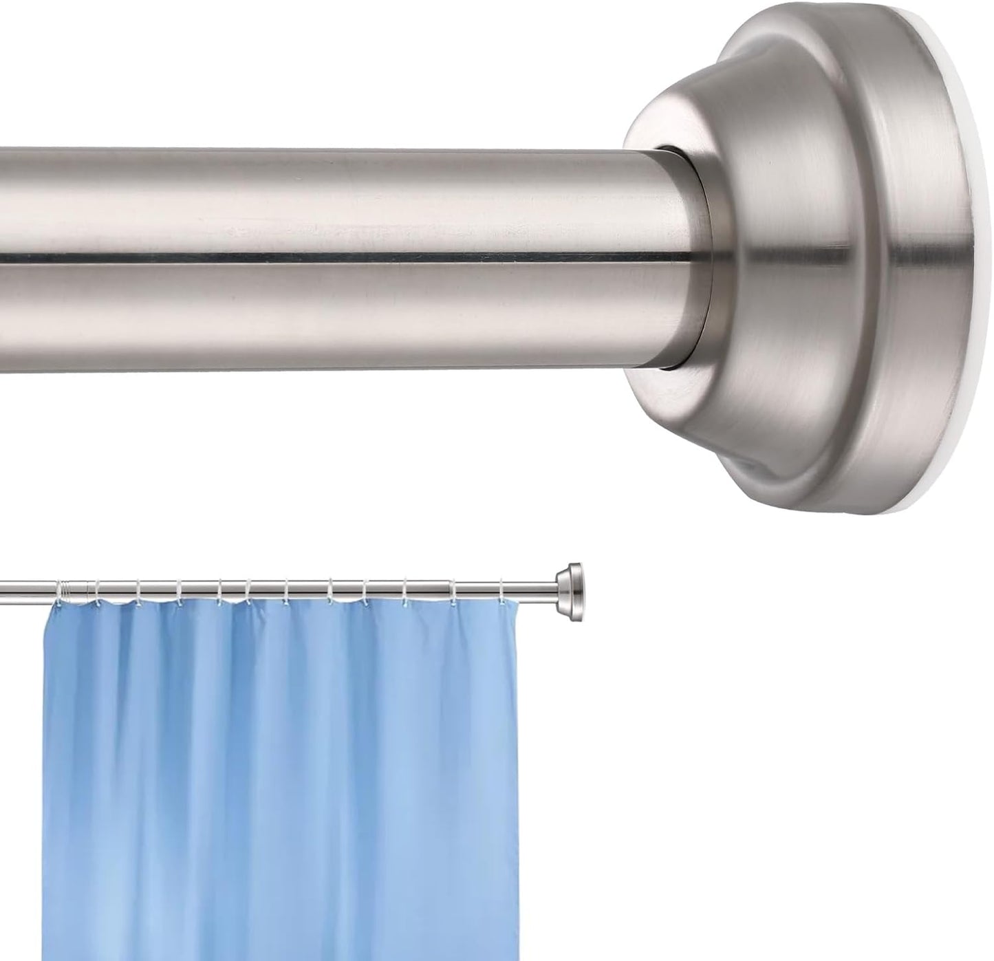 Haryaers: Adjustable Tension Shower Rod - No Drilling, No Rust!