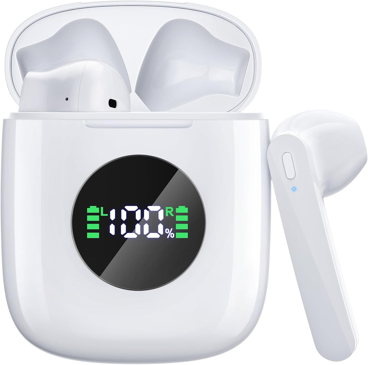 Wireless Earbuds Bluetooth 5.3 with 50Hrs Battery Life