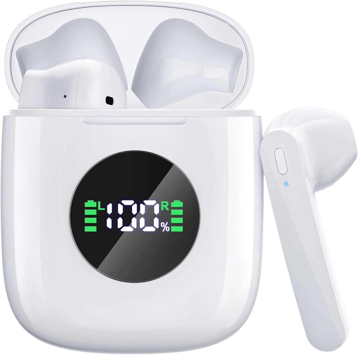 Wireless Earbuds Bluetooth 5.3 with 50Hrs Battery Life
