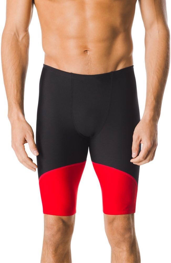 Speedo Men's Standard Swimsuit Jammer Endurance+ Splice Team Colors