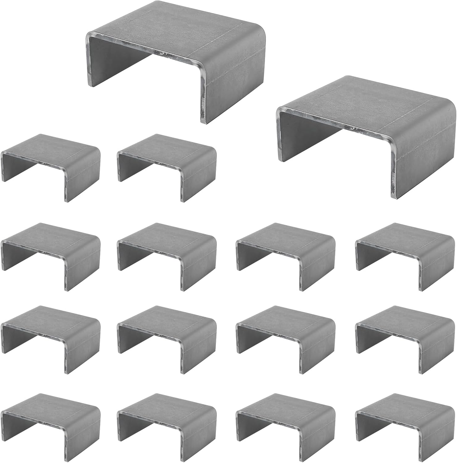 16 Pcs Heavy Duty Weld On Trailer Stake Pockets for Trucks