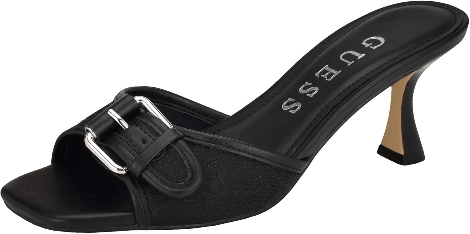 GUESS Women's Dista Heeled Sandal: Chic Modern Design for All