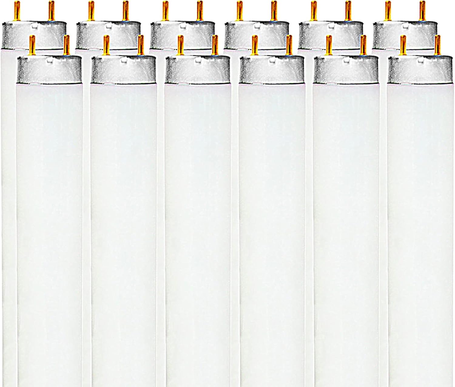 LUXRITE 24 Inch T8 Fluorescent Tube Light Bulb 17W 4100K
