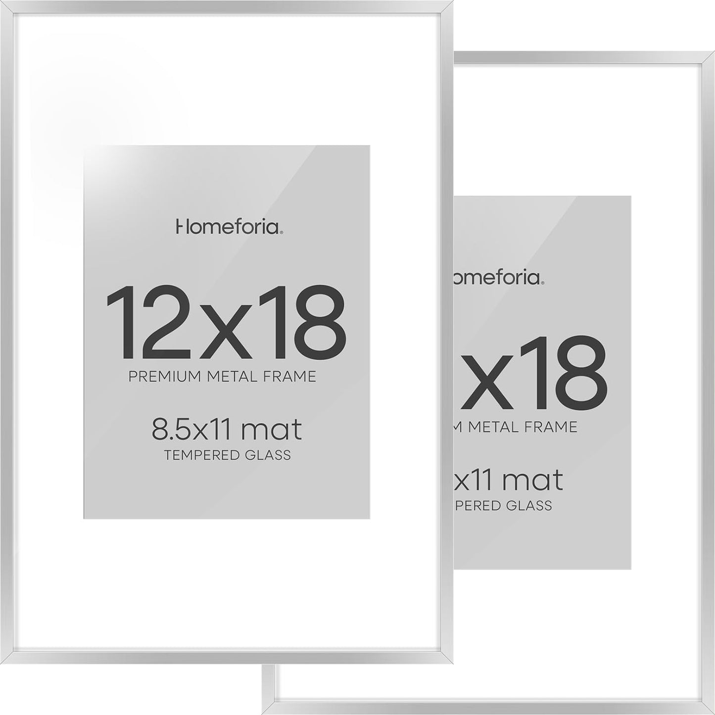 High End Metal 12x18 Picture Frames with Mat for Stunning Decor