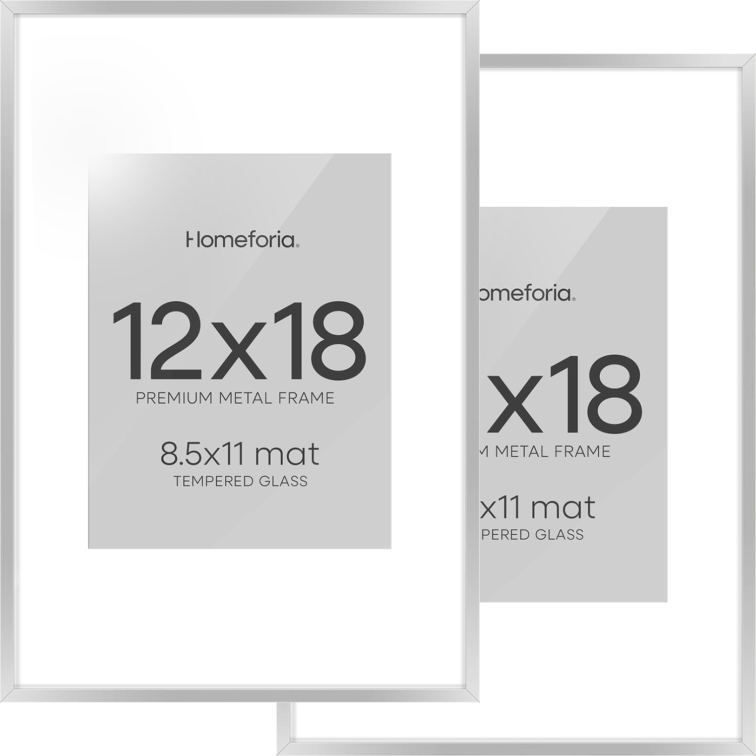High End Metal 12x18 Picture Frames with Mat for Stunning Decor