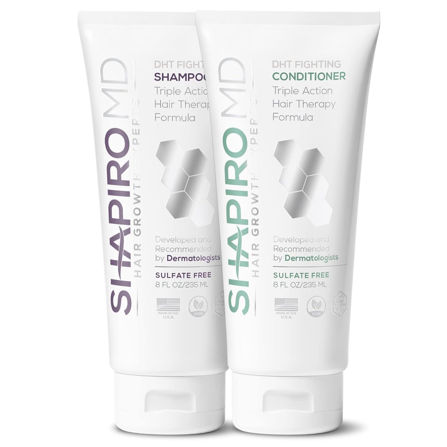 Dermatologist-Developed DHT Fighting Duo for Thicker Hair