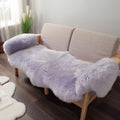 Premium Genuine Fur Sheepskin Rug Light Purple - Natural Luxury Accent