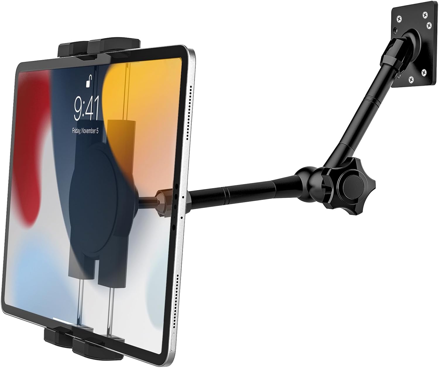 Adjustable Wall Tablet Holder for 4-12.9 inch Devices