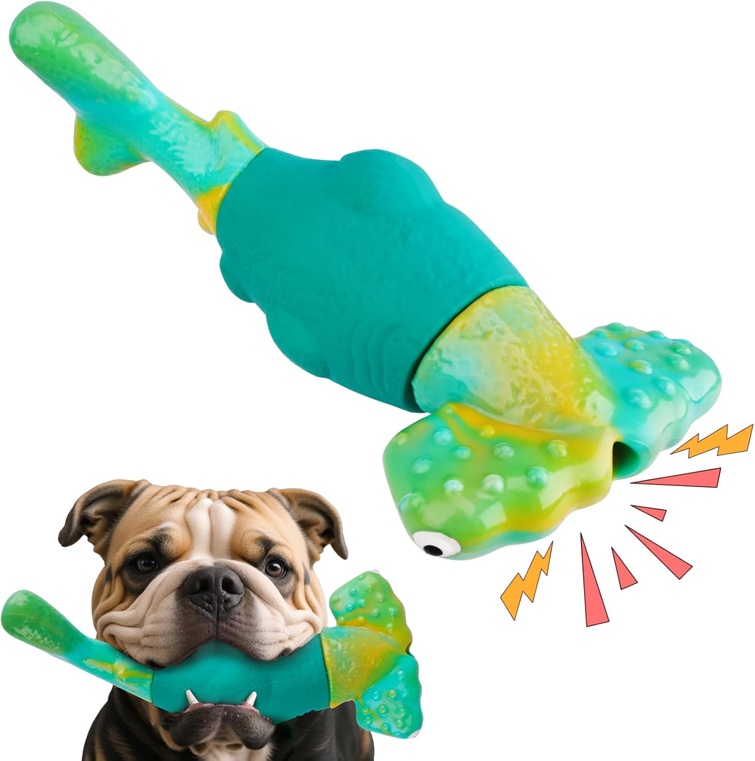 Indestructible Squeaky Dog Toys for Aggressive Chewers