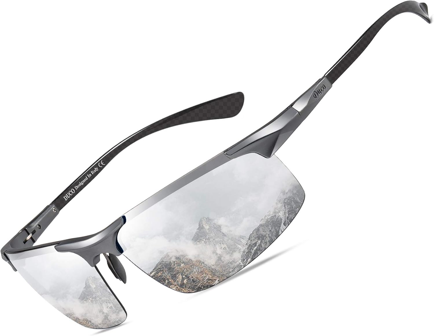 DUCO Mens Polarized Sports Sunglasses for Fishing and Driving
