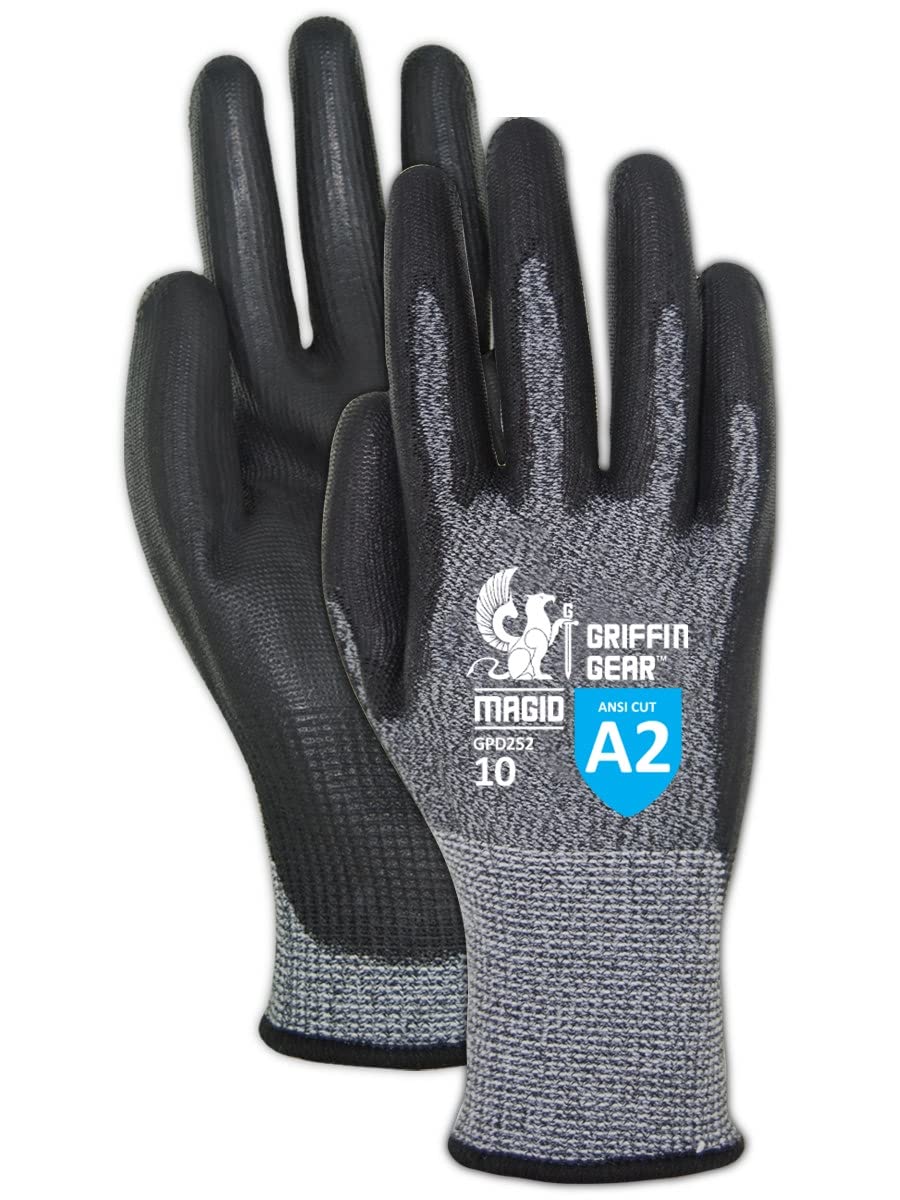 MAGID Griffin Gear ANSI A2 Polyurethane Coated Work Gloves Review