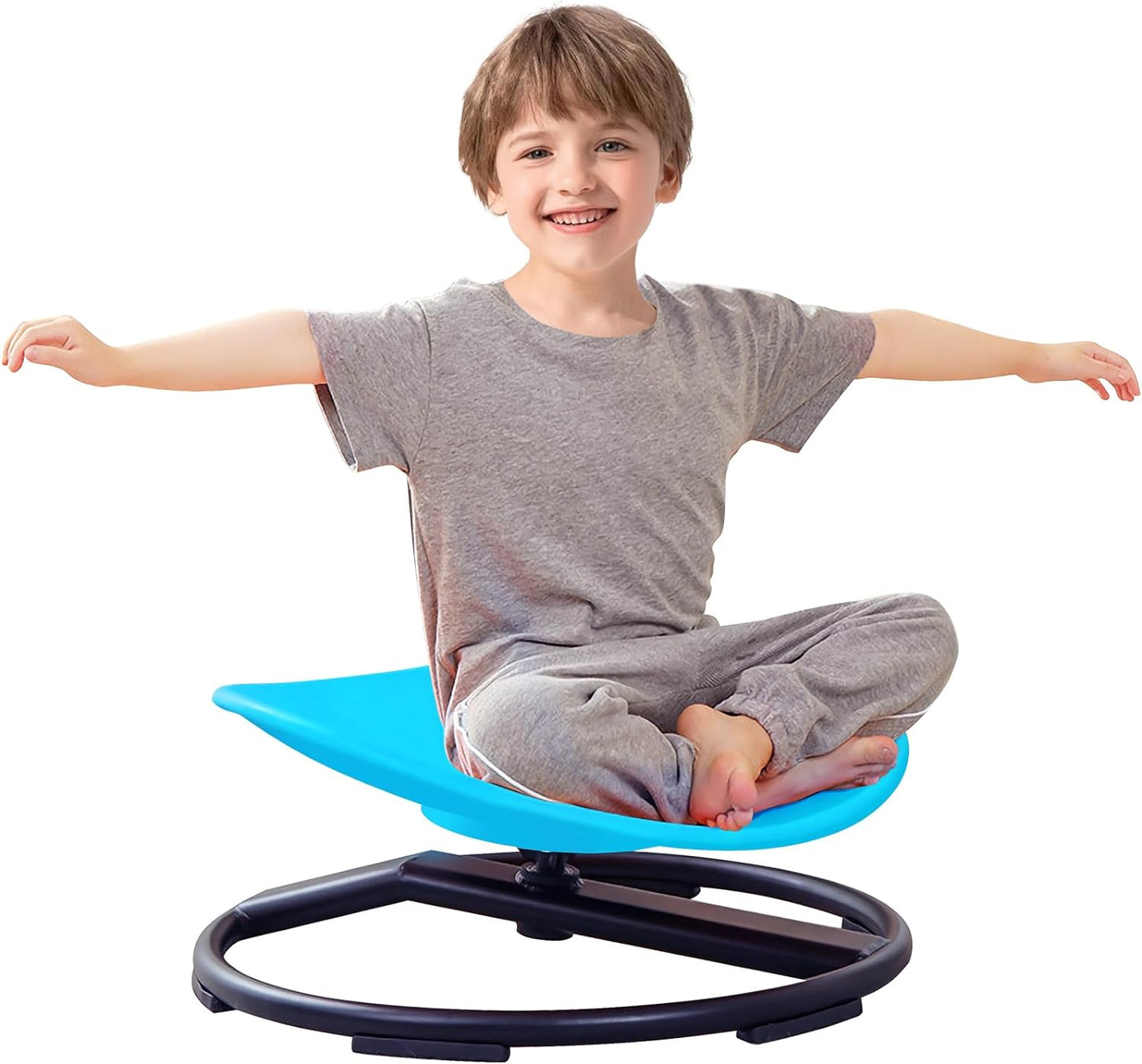 Blue Sensory Spin Chair for Physical Coordination
