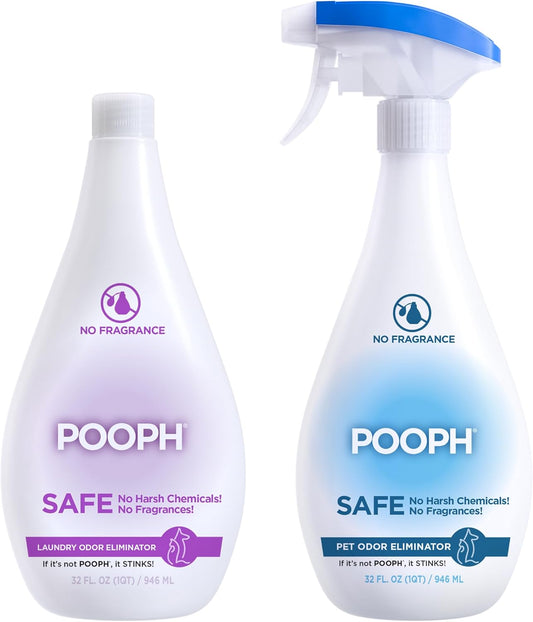 Pooph Pet Odor Eliminator & Laundry Additive for Fresh Homes